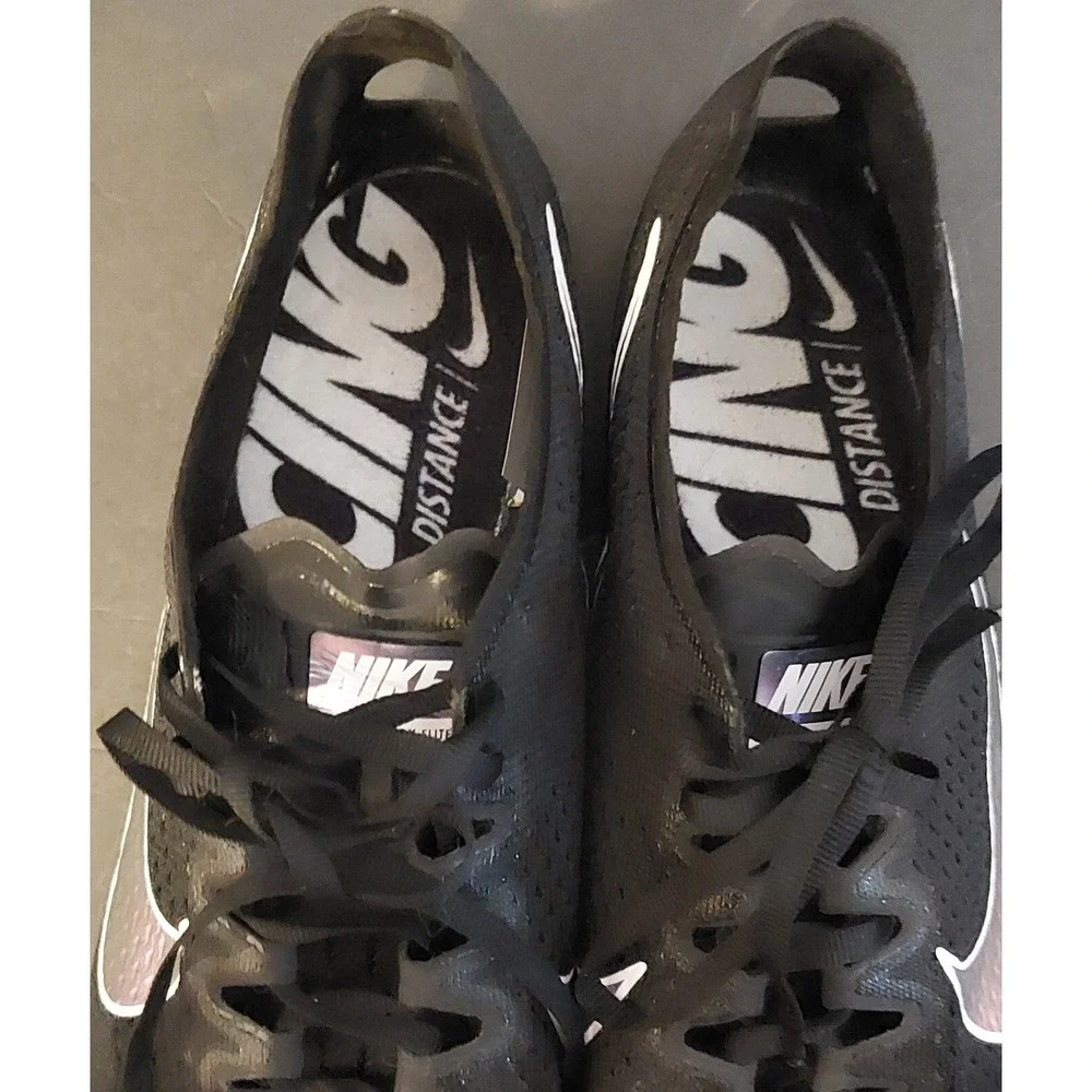 Nike Zoom Victory‎ Elite 2 Black Indigo Fog Track Running Spikes NWOT Sz 13 #453